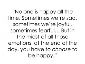 Choose to be happy