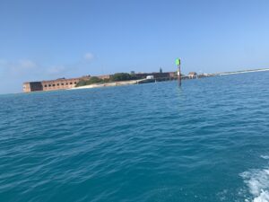 2022-02-18 taking the tender into the Dry Tortugas