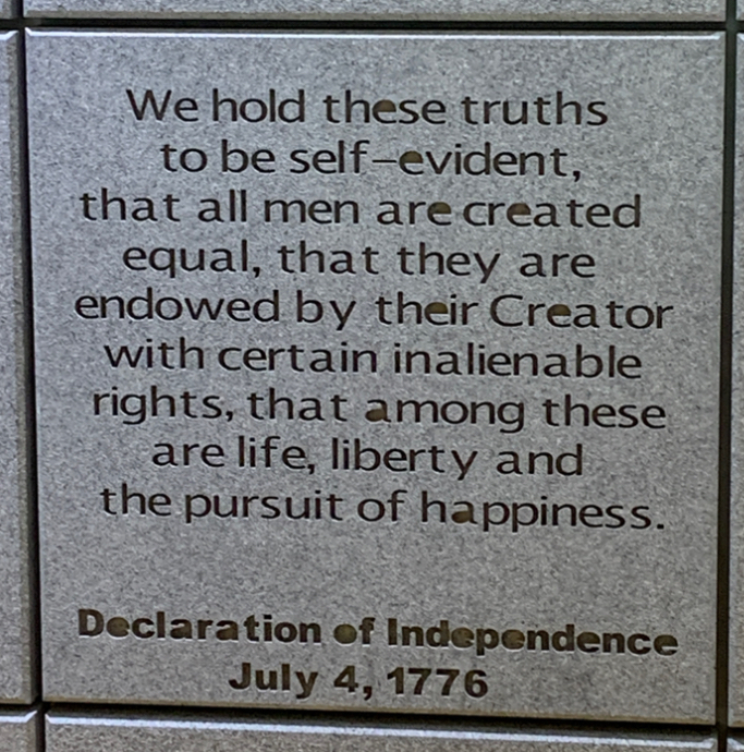 2022-11-30 Holocaust Museum, Declaration of Indepence