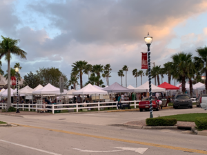 Saturday Market in the Marina Square is in full swing