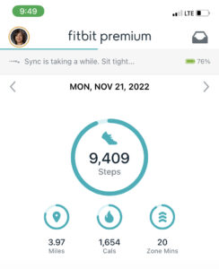 2022-11-21 FitBit