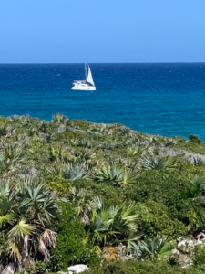 Sailboat at sea