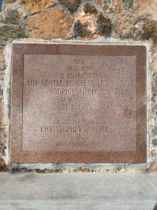 Columbus Point & Monument Plaque