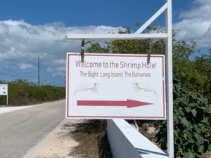 The Shrimp Hole at The Bight, Long Island, The Bahamas