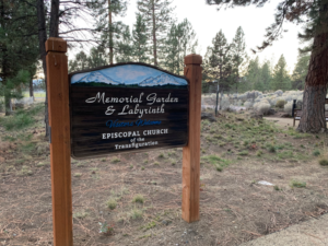 Episcopal Church of Transfiguration Memorial Garden & Labyrinth sign