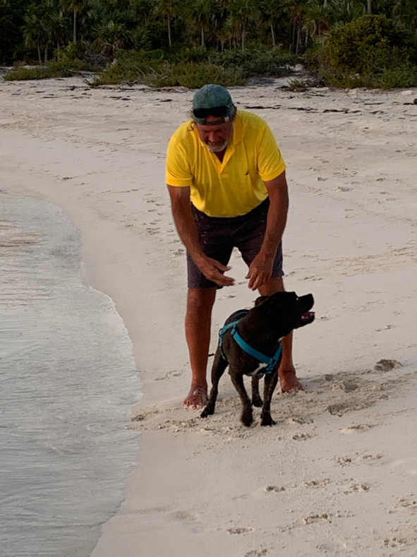 2023-02-01 Paul and the pup (Bry & Stu's dog)