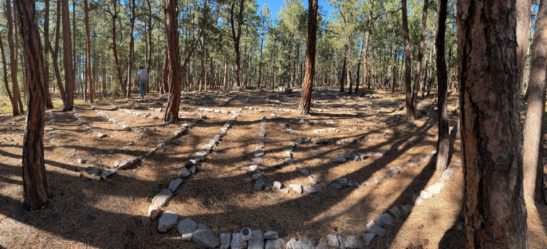 Benet Hill Monastery labyrinth