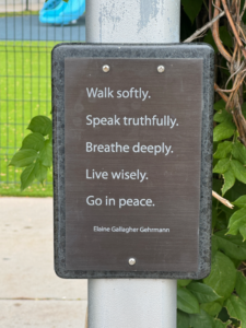 Children's Hospital in Colorado labyrinth - Signage