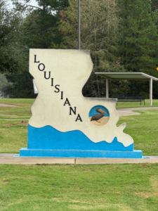 I made it to Louisiana!