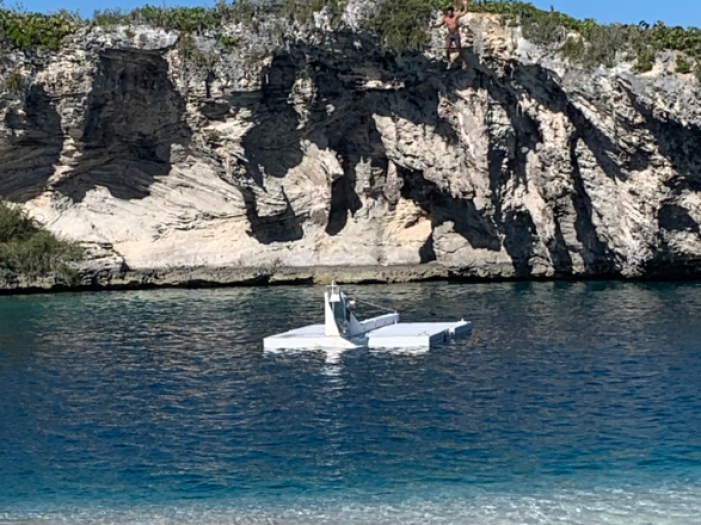 Jumpers at Dean's Blue Hole